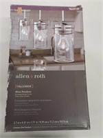 Allen and Roth mini pendant light fixture