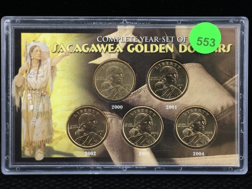 Cased Sacagawea Dollar Set