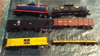 (6) Large train cars including Bachman, Dad's