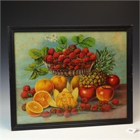 Antique Framed Fruit Print