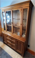 Vintage Keller Curio cabinet 52 W x 17 D x 72 T