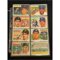 (24) Crease Free 1956 Topps Baseball Cards