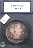 1896 S BARBER HALF DOLLAR G