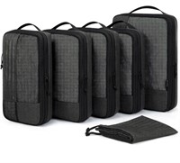 Compression Packing Cubes for Suitcase, 6 Set