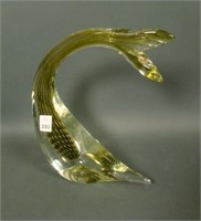 Murano  Italian Dolphin Glass Figurine