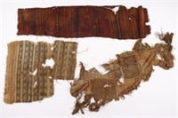 3 Incan & Pre-Incan Textile Pieces