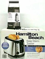 Hamilton Beach Toaster/ 6 Sided Cheese Grater