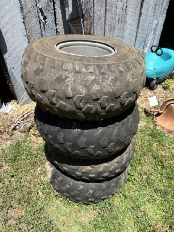 Honda 4-wheeler wheels and tires