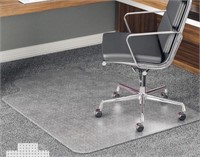 YOUKADA OFFICE CHAIR MAT FOR CARPET WITH LIP 34 X