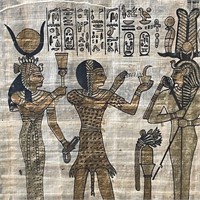 EGYPTIAN PAINTING ON CLOTH
