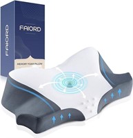 FAIORD Memory Foam Cervical Neck Pillow, Cervical