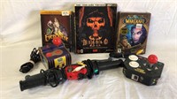Gaming Lot World Warcraft, Space Invaders, etc
