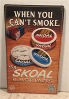 SST Skoal Flavor Packs Sign