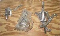 (4) Various size gear pullers.