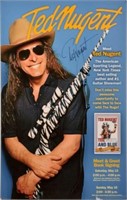 Ted Nugent Signed Meet & Greet Poster