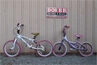 2 Girls bikes