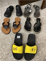 SLIDE SANDALS AND OTHERS