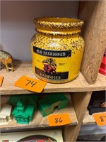 Vintage Radishes Jar