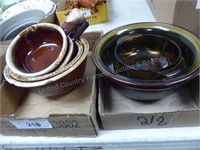 2 boxes bowls (some McCoy - AS IS)