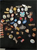 Group of vintage pins