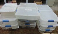 12- Storage Totes w/Lids