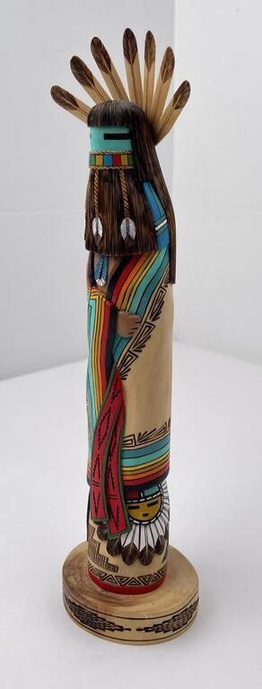 Marvin Ashley Hopi Indian Longhair Kachina Doll