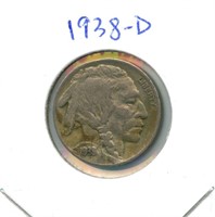 1938-D Buffalo Nickel