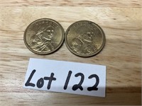 2 Sacagwea Dollars