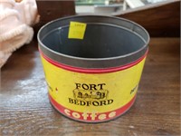 Fort Bedford Coffe Can