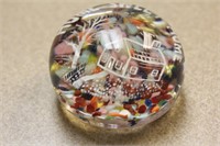 Home Sweet Home Artglass Paperweight