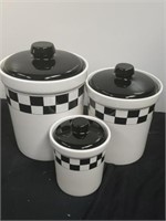 Set of (3)canisters