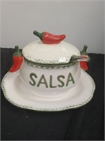 4.5 inch salsa Bowl with lid