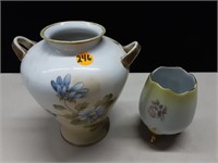 IMPERIAL FROM GERMANY & NIPPON HAND PAINTED VASES