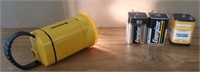 Flashlight & 3-Extra Batteries