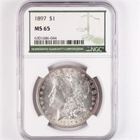 1897 Morgan Dollar NGC MS65