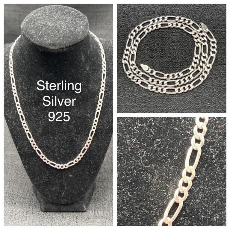 19in Sterling Silver Necklace AMAZING SHINE!