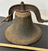 Large Iron Barn Bell See Photos for Details