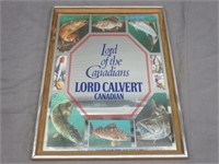 ~ Lord Calvert Whisky Mirror Sign