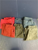6 Pair of size 12 Pants/ Jeans Gloria Vanderbuilt
