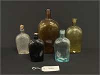 5 Early Flask Bottles