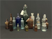 Collection of 18 Early Bottles