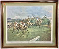 Steeplechase print, Riders Identified, The