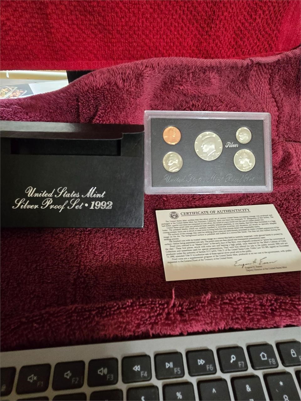 1992 US Mint Silver Proof Set