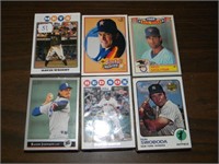 6 Sets of Baseball cards