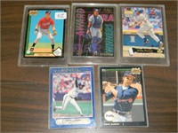 5 Baseball cards