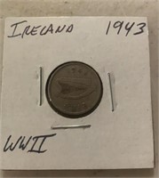 1943 FOREIGN COIN-IRELAND WWII