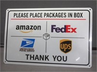~ Official Aluminum Amazon - FedEx Sign
