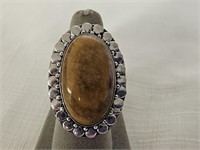 German Silver Mukaite Ring