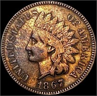 1867 Indian Head Cent CLOSELY UNCIRCULATED