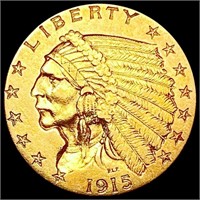 1915 $2.50 Gold Quarter Eagle CLOSELY